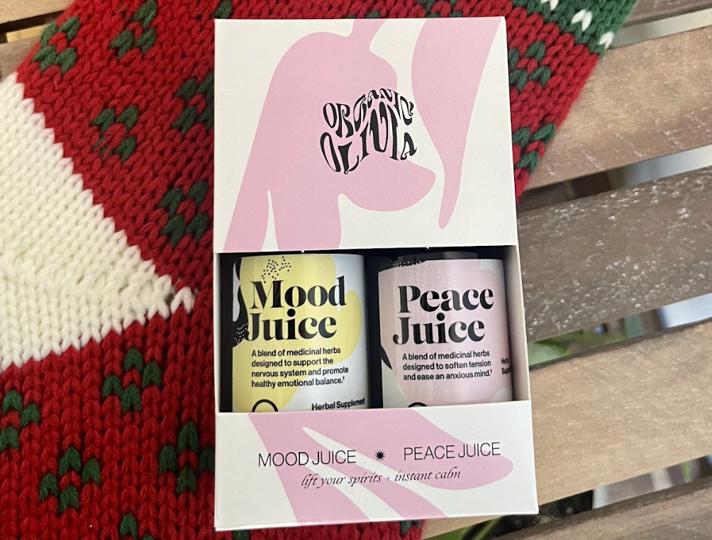 Organic Olivia Mood and Peach Juice
