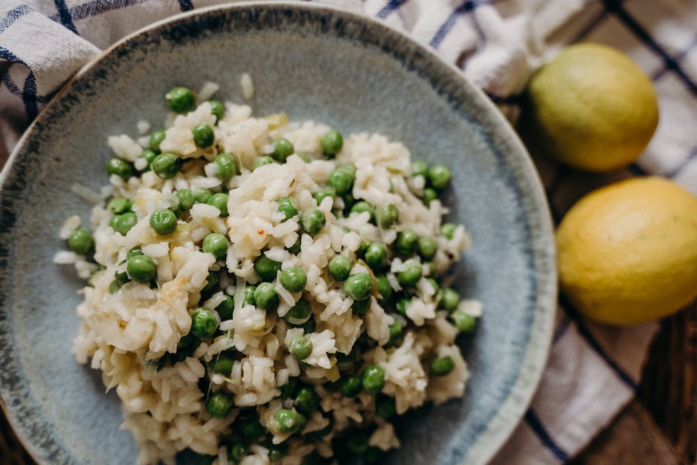 peas and rice dish